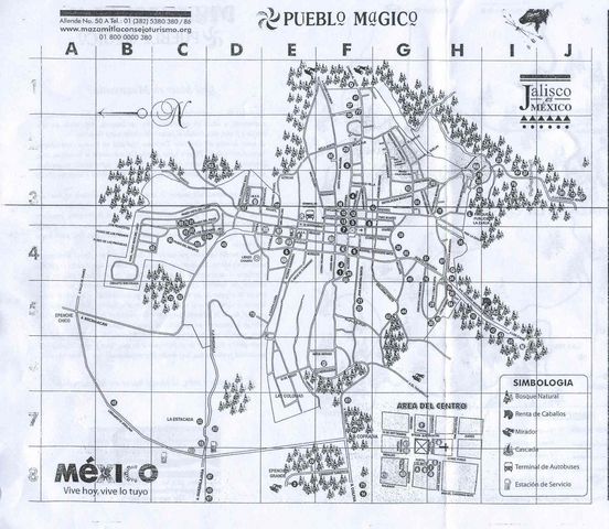 Mapa Mazamitla